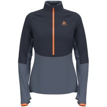 Damen-Skifleece mit Stehkragen Odlo DESCENT CW 200 SL marineblau