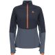 Damen-Skifleece mit Stehkragen Odlo DESCENT CW 200 SL marineblau