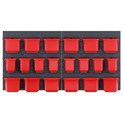 24. Werkstatttafel mit 20 Behältern, Bestelllinie Kistenberg