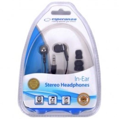 Esperanza EH125 Kopfhörer (In-Ear; Nein; Schwarz)