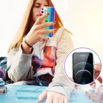 7. Kingxbar Ombre Hülle iPhone 12 Pro Max mehrfarbig