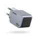 4. Ugreen Nexode Pro 35008 2x USB-C, GaN, 45W Wandladegerät – Grau