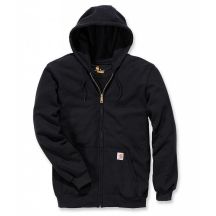Carhartt Midweight Kapuzenjacke mit Reißverschluss, Schwarz