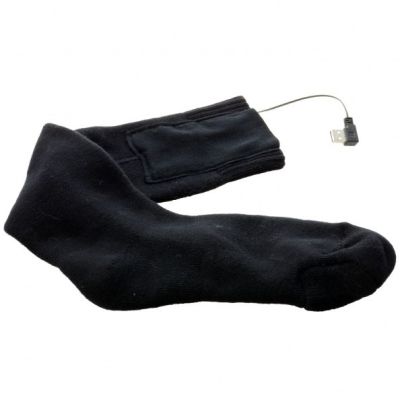 21. Glovii GQ2L beheizte Socken (41, 42, 43, 44, 45, 46, L; schwarz)