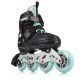 17. Meteor M 34-37 Urbo Rollschuhe Schwarz/Mint