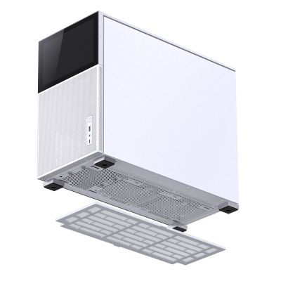 11. Jonsbo D31 Mesh-Schutzhülle für Micro-ATX-Gehäuse, gehärtetes Glas – Weiß