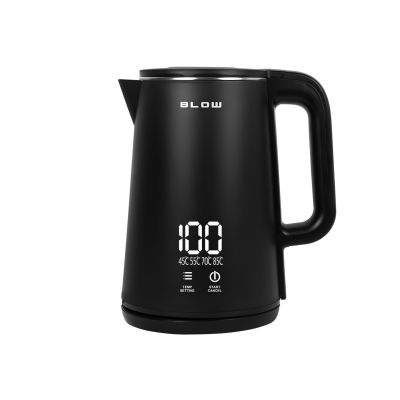 Schwarzer Wasserkocher mit Display 2200W BK-18PB BLOW