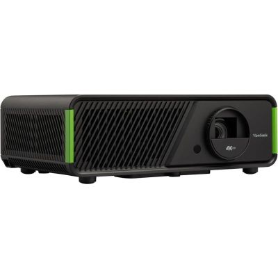 6. Viewsonic X1-4K Pro Standard-Projektor DMD UHD 4K (3840x2160) 3D-kompatibel Schwarz, Grün
