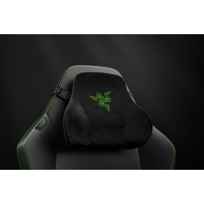 5. Razer Iskur V2 NewGen Gaming-Stuhl, ergonomisches Design, HyperFlex-Lordosenstütze, 4D-Armlehnen - schwarz/grün