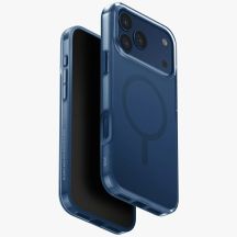 Uniq Clario Magclick Ladehülle für iPhone 17 Pro Max – Blau