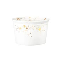 SELTMANN LIBERTY GOLDEN STARS Schale mit Deckel 14x9 cm