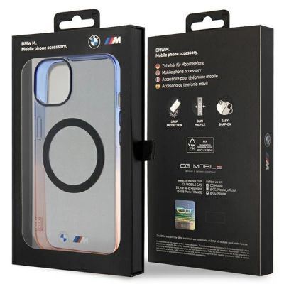 8. BMW Gradient Bumper MagSafe Hülle für iPhone 14 Plus – grau