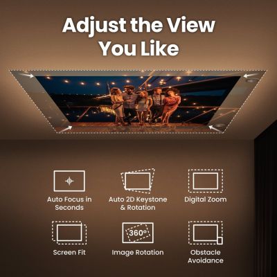 11. BenQ GV50 Projektor | Full HD (1920 x 1080) | 500 ANSI Lumen | Weiß/Grau | WLAN