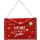 2. WEIHNACHTSBRIEFUMSCHLAG FÜR EINEN BRIEF AN DEN WEIHNACHTSMANN AUS FILZ 26x16CM LETTERS SANTA