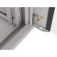 7. LANBERG Wandschrank 19" 4HE 570x600 Schnellmontage (Grau, flach verpackt) WFFA-5604-10S