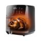 9. ELDOM FETTFREIE FRITTEUSE FR45 FRITELO 1500W TEMPERATURREGELUNG 80-200°C GLASFENSTER IM BEHÄLTER TOUCHSCREEN-BEDIENFELD