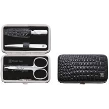 Zwilling Classic Inox Reise-Set – schwarzes Etui, 3-teilig – Schwarz