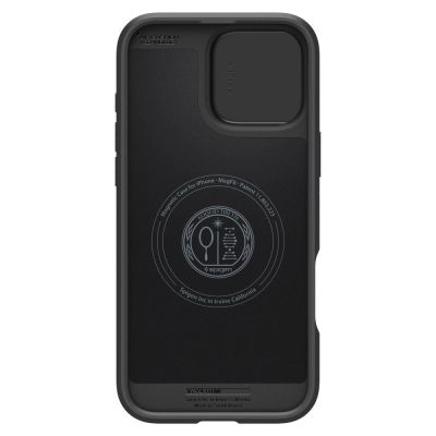 5. Spigen Optik Armor Mag Hülle mit MagSafe für iPhone 16 Pro Max – Schwarz