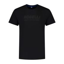 Rogelli Herren-T-Shirt mit Logo, schwarz, Größe 2XL