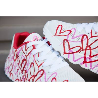 5. Skechers X Jgoldcrown Uno-Spread The Love W 155507-WRPK Schuhe