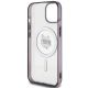 7. Karl Lagerfeld KLHMP15SHCHNOTK iPhone 15 6,1" transparentes Hardcase IML Choupette`s Head MagSafe