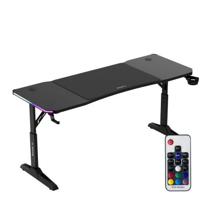 Huzaro Hero 4.6 RGB Schwarzer Gaming-Schreibtisch
