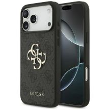 Guess 4G Big Logo Hülle für iPhone 17 Pro Max / 18 Pro Max – Schwarz