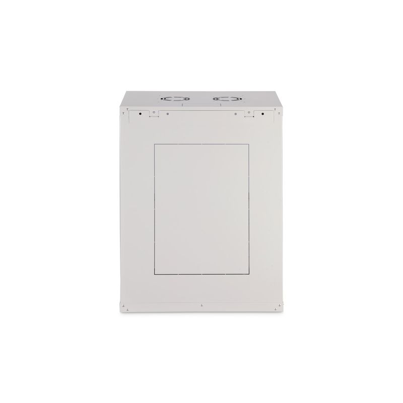 27. Digitus DYNAmic 19" 16HE Wand-Netzwerkschrank 600x450 mm, Glastür, grau, ungeteilt, montiert, 60 kg