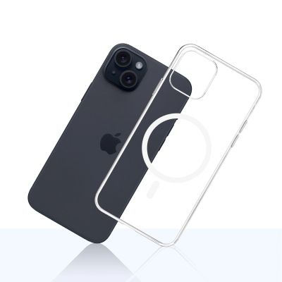 5. 3mk Clear MagCase Hülle für Apple iPhone 15 – transparent