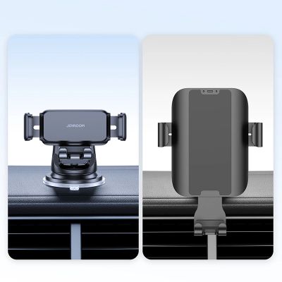 4. Joyroom Auto-Smartphone-Halterung für Armaturenbrett, Schwarz (JR-ZS283)