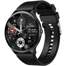 VELTORI VT160-1 Smartwatch Schwarzes Silikonarmband