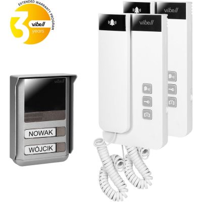 ORNO 2-Familien-, 2-Draht-Intercom-Kit SALEM MULTI