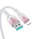 7. Joyroom S-A42 Crystal-Clear Serie 3A USB-A – Lightning Kabel 1,2 m – Weiß