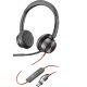 POLY Blackwire 8225 Stereo-USB-C-Headset + USB-C/A-Adapter