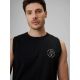 4. Ärmelloses, locker sitzendes Herren-T-Shirt aus glattem Material, Größe 4F 4FRSS26TSLEM330-20S