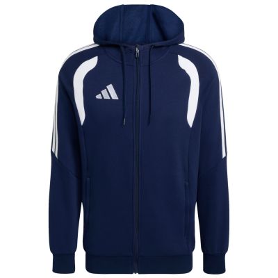 2. adidas Tiro 26 League Sweatshirt-Kapuzenpullover mit durchgehendem Reißverschluss für Herren, Marineblau, KF3320