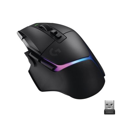 9. Logitech G502 X Plus Kabellose Maus Schwarz