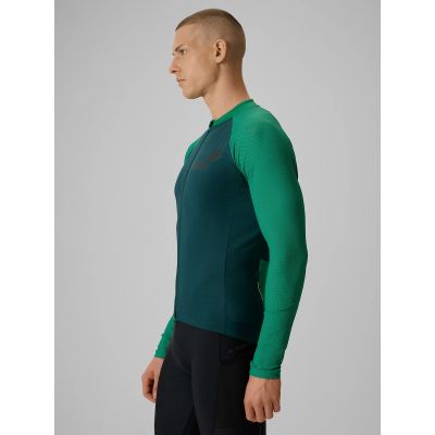 4. 4F Herren-Rad-Langarmshirt mit UPF50+ Filter 4FRSS26TFLOM649-41S