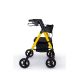 Vierrädriger Rollator Marseille, gelb RF-617/Ż REHAFUND