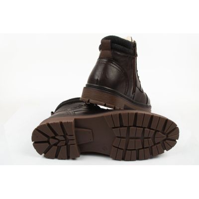 9. Wrangler Herrenschuhe Gillen Fur braune gefütterte Stiefeletten modisch
