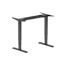 Equip 650815 Stehtischgestell, elektrisch betrieben, 2 Beine, schwarz