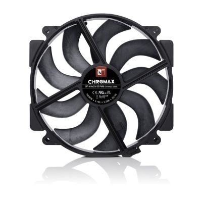 5. NOCTUA 140mm NF-A14x25r G2 PWM Lüfter Chromax Schwarz