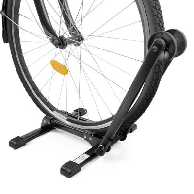 4. Wozinsky WSR-03 Klappbarer Fahrradständer für Fahrräder von 20-27,5 Zoll mit Radstütze – Schwarz