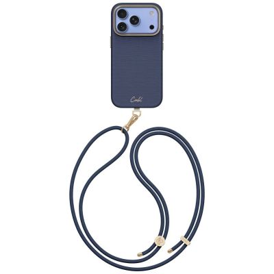 Uniq Coehl Mirelle Magnetische Ladehülle für iPhone 18 Pro / 17 Pro - blau