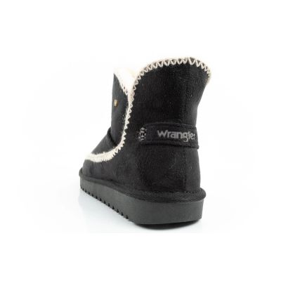 14. Wrangler Elsa Winterstiefel Stiefeletten isoliert bequem modisch Schwarz