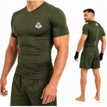 Herren-Kompressionsshirt ARMY GREEN COMBATWEAR | DBX Bushido