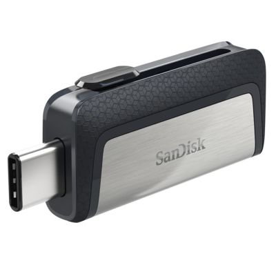 13. SanDisk SDDDC2-064G-G46 USB-Stick (64 GB; USB 3.1, USB-C; schwarz)