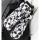 7. Qunature Panda Heat Transfer Kinder-Skihandschuhe, Größe S – Schwarz/Weiß