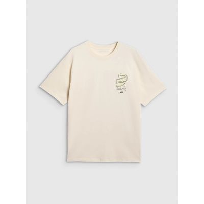 8. Oversize-T-Shirt für Herren mit Aufdruck 4F 4FRAW25TTSHM3220-11S