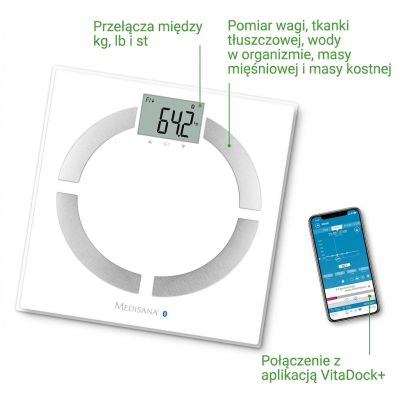 11. Medisana BS 444 Analysenwaage (weiß)
